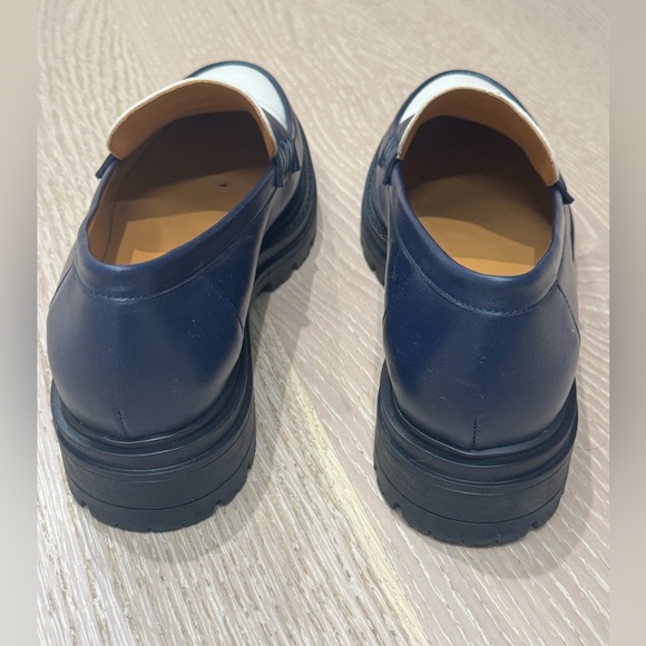 Sezane Albane Loafers Multi Denim Blue - Size 9 - Picture 7 of 7